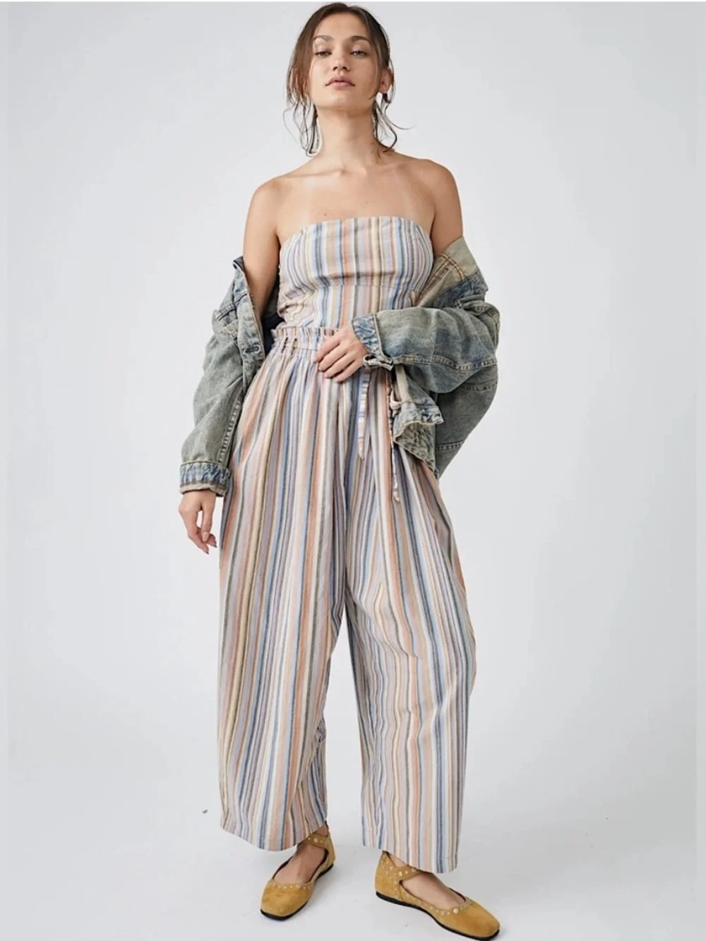 NEW Free People Roaming Shores One-Piece Size L